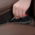 Car Seat Gap Filler Organizer Strip 2 Pc Black lifestyle view