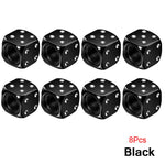 AUTCOAT Aluminum Tire Valve Caps | Dice Wheel Stem Dust Cover for Car Truck Motorcycl alternate view