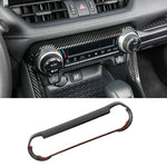 Car Center Console Air Conditioning AC Switch Button Panel Frame Trim For Toyota RAV4 XA50 2019 2020 2021 2022 2023 2024 Hybrid