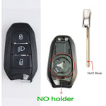 3 4 BT Car Key Fob Case Shell Housing for Peugeot 308 408 508 2008 3008 4008 5008 for Ci detail view
