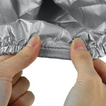 Silver SunShield Cover for Jeep Wrangler TJ 1997-2006 | Weatherproof Half Car Cover additional angle