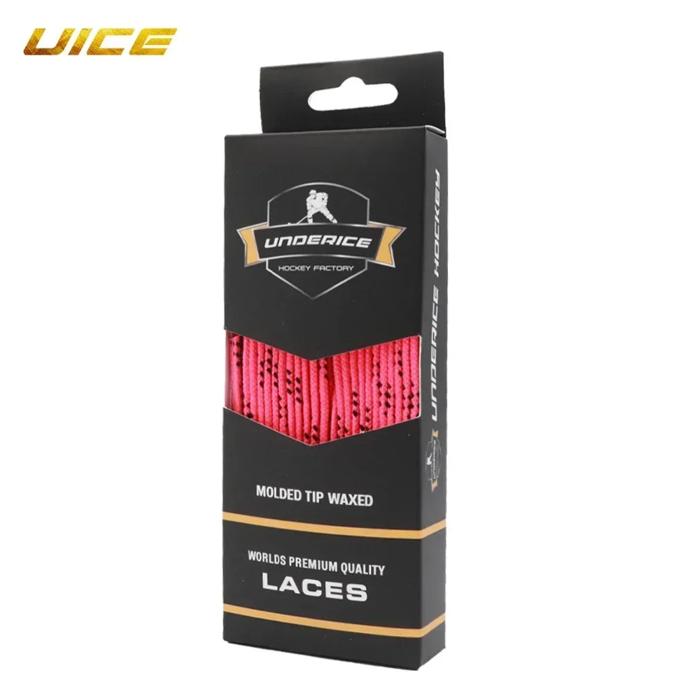 UICE Ice Hockey Skate Laces 9 Colors Hockey Skate Shoe Lacer Dual Layer Braid 84-120i lifestyle view