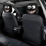 2pcs Smiley Face Printed Car Pillowcase Soft Comfortable Decorative Cushion Cover Aut alternate view
