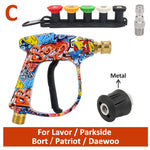Pressure Washer Spray Gun Kit | Universal Quick Connect for Karcher Nilfisk Parkside lifestyle view