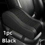 Thick Mesh Curved Car Center Console 7cm Heightening Pad Armrest Protection Pad with Storage and Comfortable Driving Interior