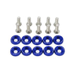 10 PCS M6 Car Modified Fasteners Fender Washer Bumper Engine Concave Screws Fender Washe detail view