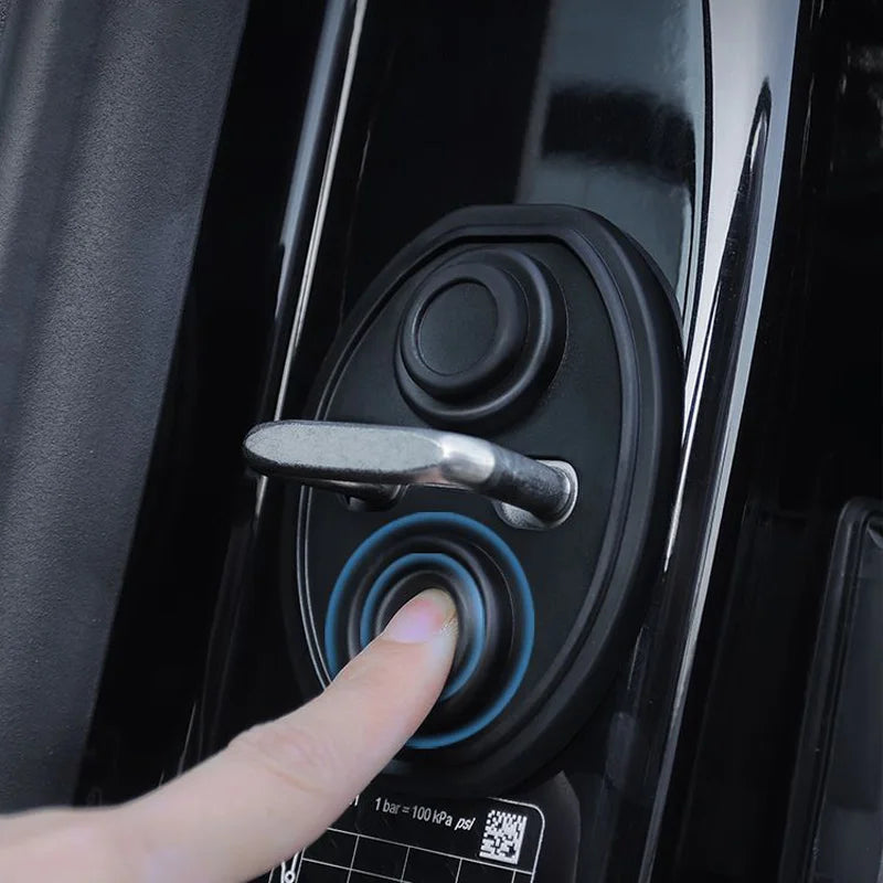 Silicone Car Door Latch Cushion Shockproof Mute Protective Cover