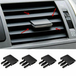 4Pcs Front Air Conditioning Vent Outlet Tab Clip Kit For Toyota Vent Louvre Blade Adjust Slice Clamp Car Accessories