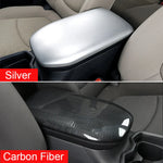 Carbon Fiber Car Central Console Armrest Box Cover Trim For Toyota RAV4 XA50 2019 2020 2021 2022 2023 2024 Hybrid Accessories