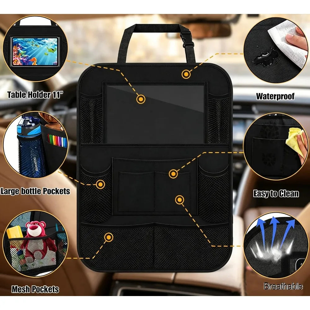 Car Seat Organizer for Kids | Backseat Organizer with Multiple Pockets detail view