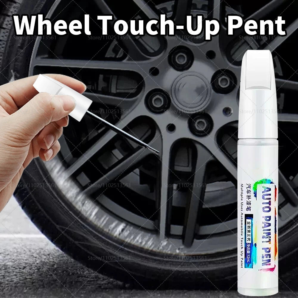 Gloss Black Rim Touch Up Paint Wheel Repair Kit | Quick Wheel Scratch Repair for Car Rims