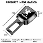 Car Seat Belt Extender Plug for Peugeot 206 207 208 3008 307 308 2008 407 508 5008 additional angle