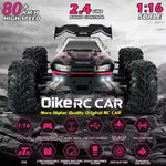 Oike 4WD 1:16 80KM/H Super Brushless 50KM/H Brushed RC Car 4x4 Off Road Remote Control H detail view