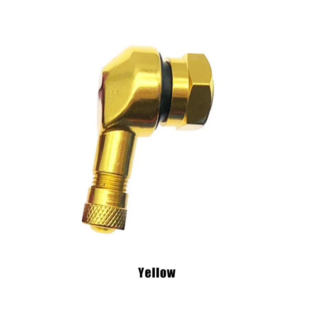 Motorcycle Tire Valve Stems | 90 Degree CNC Aluminum Alloy Rim Valve alternate view