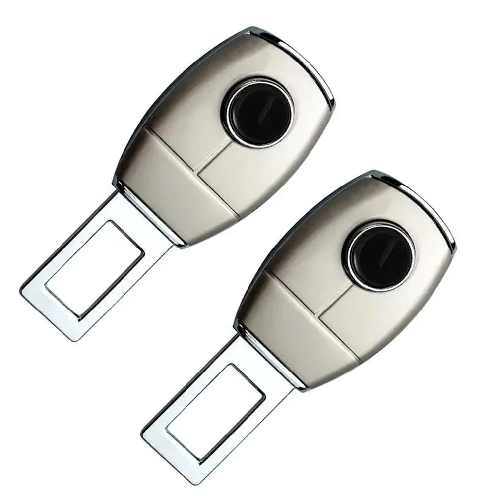 1/2PCS Car Seat Belt Clip Extender Safety Seatbelt Lock Buckle Plug Thick Insert Socket detail view