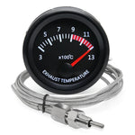 Universal 52mm 2" Car Auto Exhaust Gas Temp Gauge | 300~1300 Celsius EGT Meter with Sensor
