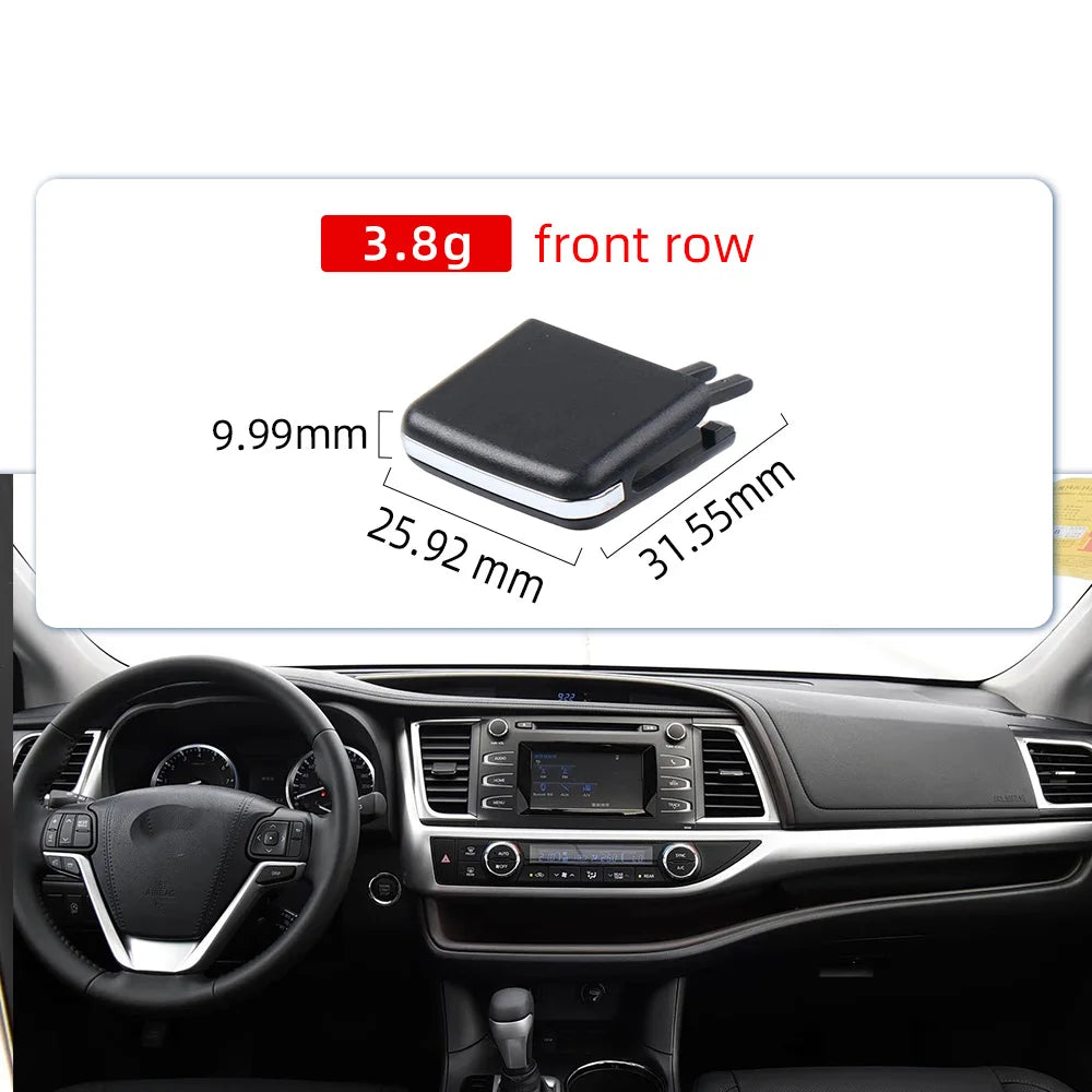 Car Front AC Air Vent Outlet Leaf Adjust Clip Replacement for Toyota Highlander 15-21 Front Air Conditioning Vent Paddle Buckle