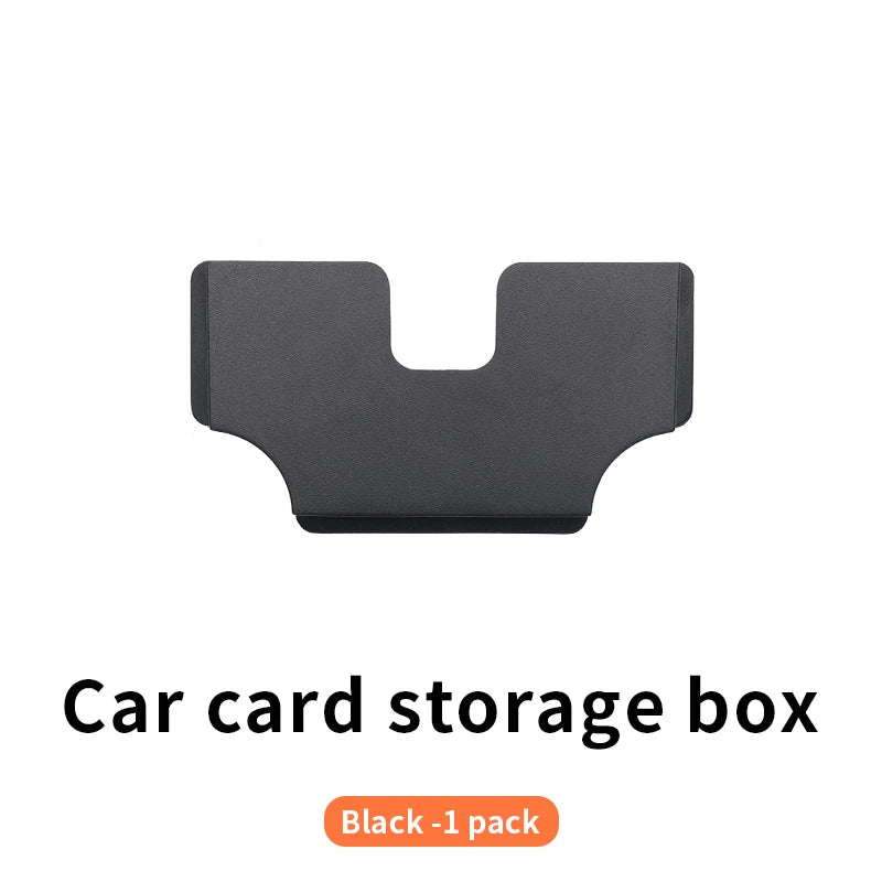 Car Card Storage Clip Car Central Control Card Slot, Business Card HolderCard Cover, alternate view