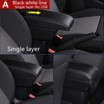 Armrest Box For Toyota Yaris Vitz 5dr Hatchback 1998-2011 2005 2006 2007 2008 2009 2010 Car Central Storage Box Car Accessories