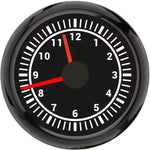 52mm 12-Hour Digital Clock Gauge | 8-Color Backlight for Car Truck Yachts detail view