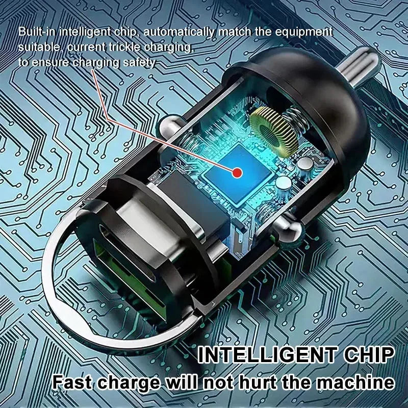 1Pcs Car Charger USB Type-C Fast Charging Adapter For Audi sline TT Q2 Q3 Q5 Q7 Q8 A3 close-up view