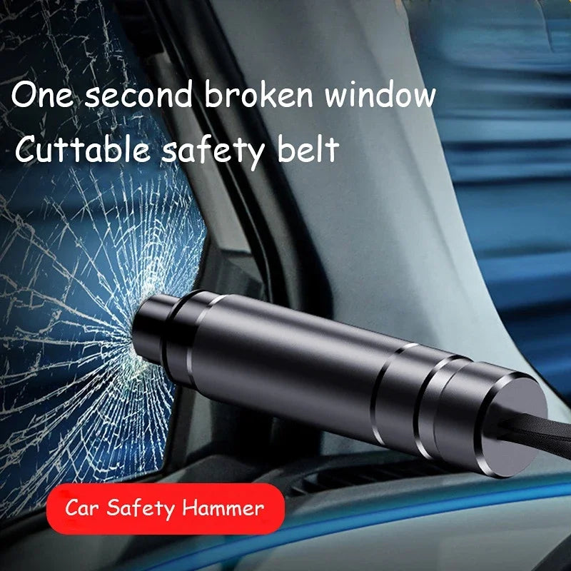 Car Emergency Glass Window Breaker Seat Belt Cutter Hammer detail view