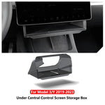 Center Console Screen Under Storage Box | For Tesla Model YL/3/Y Juniper 2019-2026 close-up view
