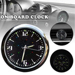 Luminous Car Clock Air Outlet Mini Quartz Clock with Clip | Auto Ornament Waterproo additional angle