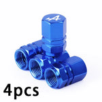 4PCS Colorful Car Accessories Car Tire Valve Cap For Alpine Megane 3 4 5 Duster Espace Logan Clio Austral Espace Arkana Scenic