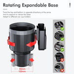 Car Cup Holder Expander Adjustable Phone Holder Organizer