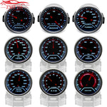 2" 52mm Car Turbo Boost Gauge Set | 12V Smoked Lens Gauges for Gasoline Cars