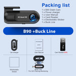 2K Dash Cam WiFi Car DVR | 1440p Night Vision with GPS and Parking Monitor alternate view
