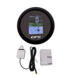 85mm GPS Speedometer with Antenna | Waterproof TFT Display for Boat Car Yacht additional angle