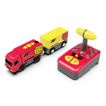 Magnetic Slot Diecast Car RC Electric Train Track Sets Fit for All Wood Railway Tra additional angle