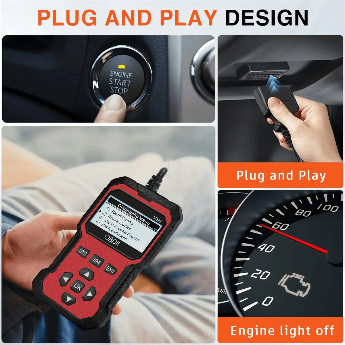 Obd2 Automotive Scanner diagnostic tool, engine fault recognizer. Diagnose all obd pr lifestyle view