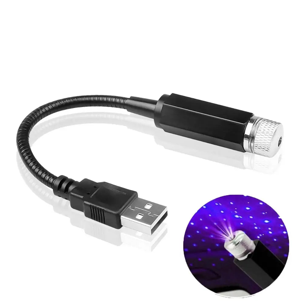 LED Starry Sky Projector Lamp USB Powered Car Roof Light detail view