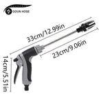 High Pressure Car Wash Water Gun | Heavy Duty Metal Extension Rod for Cars and Gard additional angle