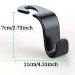 Multifunctional Car Headrest Hook Hidden Rear Seat Hanger Universal In-Car Storage Penda detail view