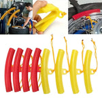 4pcs Car Motorcycle Rim Protectors | Flexible Tire Changing Guard Set