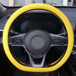 Non-Slip Silicone Steering Wheel Cover 38cm lifestyle view