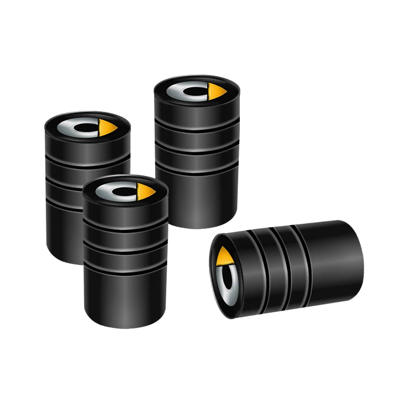 4pcs Aluminum Alloy Tire Valve Stem Caps for Smart Fortwo Forfour | Dust Proof Airt additional angle