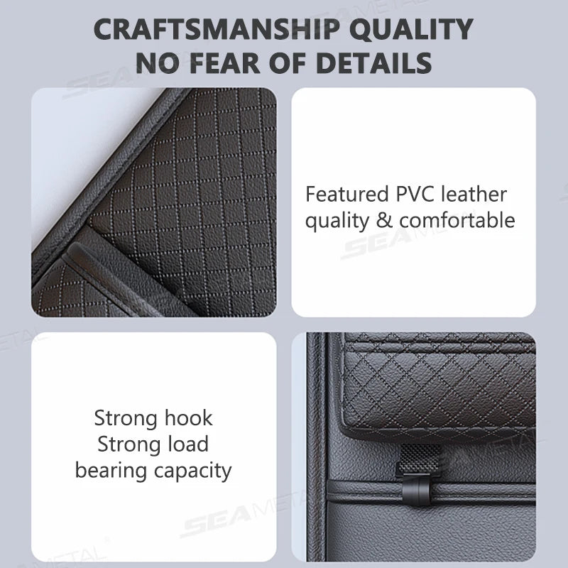 Multi-Functional Car Seat Back Organizer Multi-Pocket Storage Bag