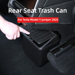 For Tesla Model Y Juniper 2025 Rear Seat Trash Can | Under Seat Storage Organizer alternate view
