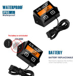 Digital Motorcycle Tach Hour Meter Tachometer Gauge | Engine RPM LCD Display for Moto lifestyle view