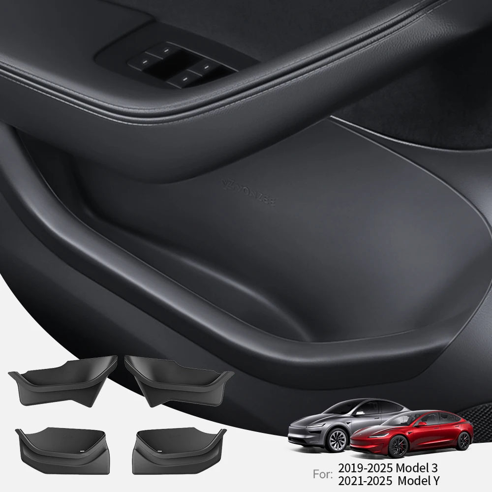 YZ Full-Cover Door Side Storage Box for Tesla Model 3 Y YL Juniper Highland | Interior Car Accessori