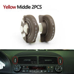 2PCS Set Car Front Rear Air Conditioning AC Vent Rolling Wheel For Mercedes BENZ E Class W211 E220 E280 E320 E350 E55