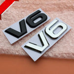 DSYCAR 1Pcs Fashion 3D Metal V6 Engine Display Car Sticker Emblem Badge for Cars Deco lifestyle view