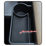 For Tesla Model 3/Y Storage Box Automobile Glove Box Rack Storage Box Shelf Mobile Phone Water Cup Holder Hook ABS Material