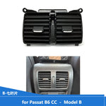 Ruili136 1Pcs for VW Passat CC B6 B7 R36 Car LHD Chrome Piano Paint Dashboard AC Air Condition Outlet Vent 3AD 819 701 3AD819702