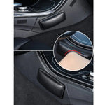 Car Knee Cushion, Soft Leather Car Door Armrest Pad for Knee, Leg, and Elbow Support Universal Car Center Console Cushion